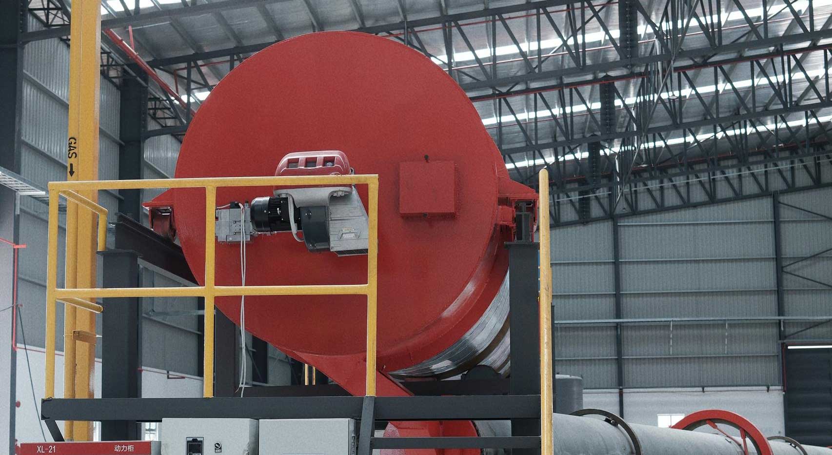 Rotary kiln at our processing facility